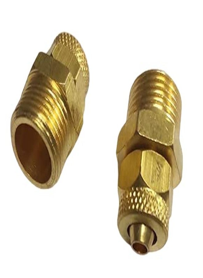 CRAFTSFY 3/8" X 8 MM brass Pneumatic Push Bras Tubing Connector Pneumati Quick Fittings 3/8" X 8 M OD Pneumatic Connector Quick brass Conector Air Fittings Size:3/8 X 8 MM (2pc) - Image 3